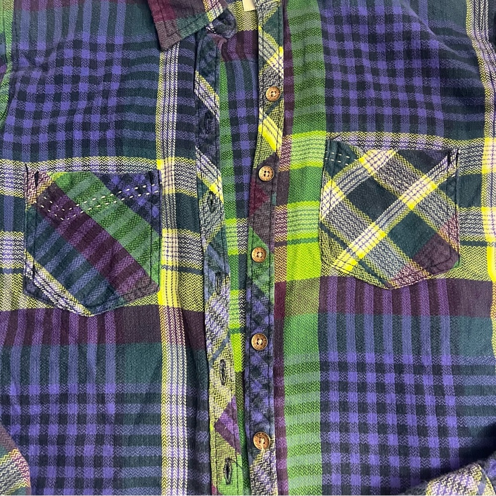 Dickies Multicolor Plaid Button-Down Shirt - Picture 5 of 11